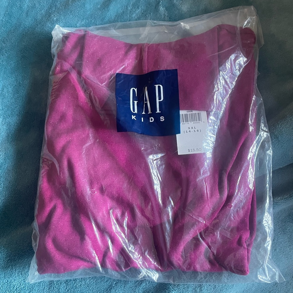 Girls Gap turtle in pink with sparkles